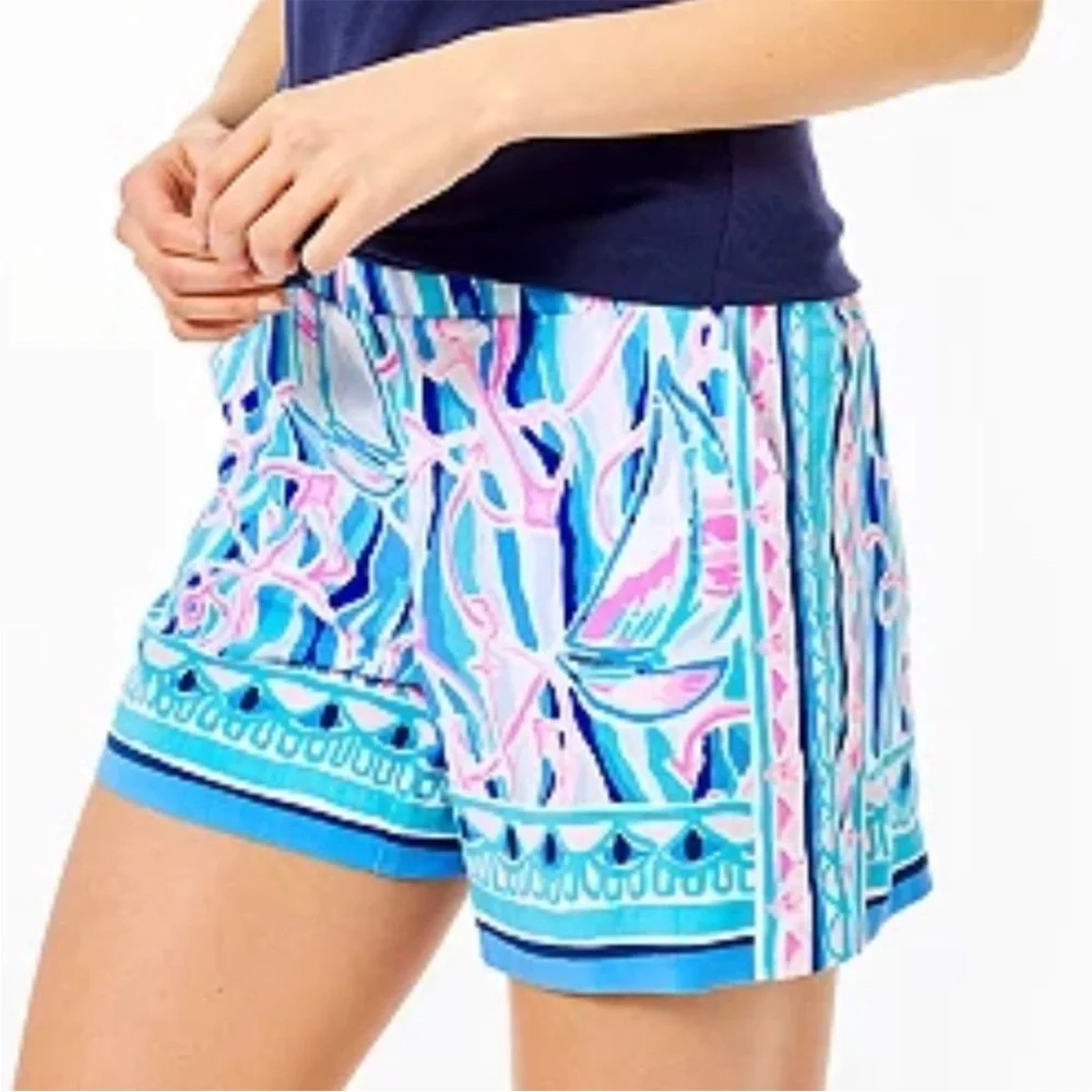 NWT Lilly Pulitzer Neilah Shorts in Reel Nautical